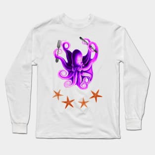funny octopus Long Sleeve T-Shirt